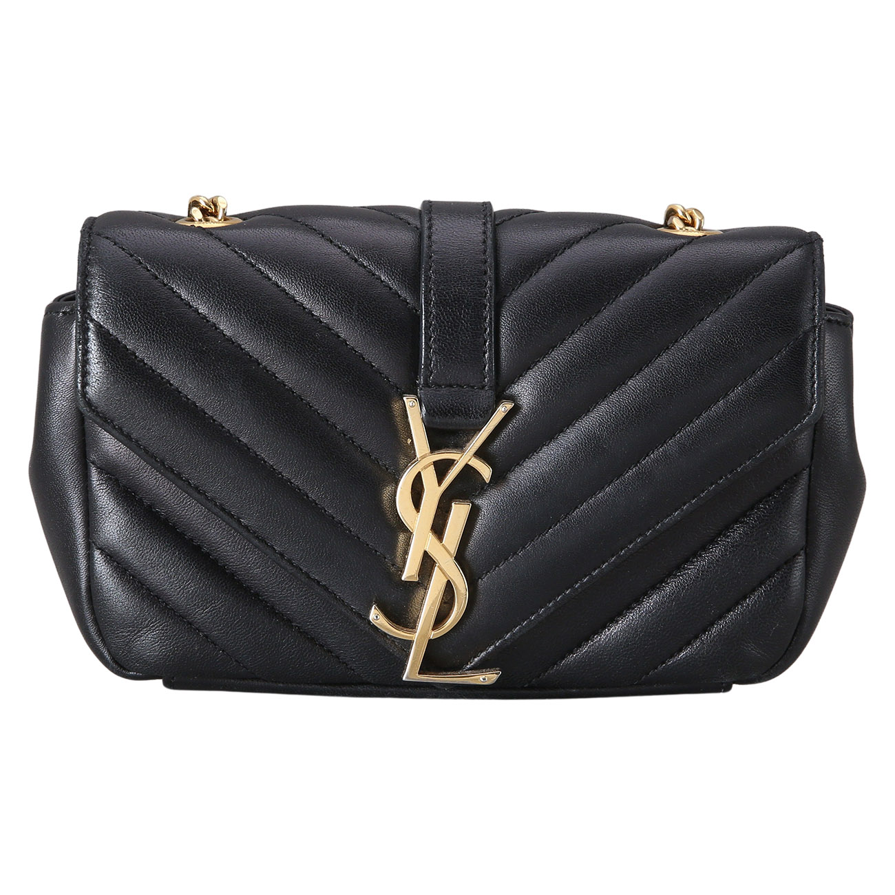 Yves Saint Laurent(USED)생로랑 모노그램 쉐브론 미니 사첼백